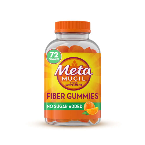 Metamucil Fiber Supplement No Sugar Added Fiber Gummies for Daily Digestive Health