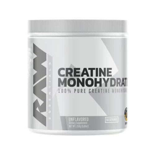 RAW Nutrition Essential 100% Pure Creatine Monohydrate Powder